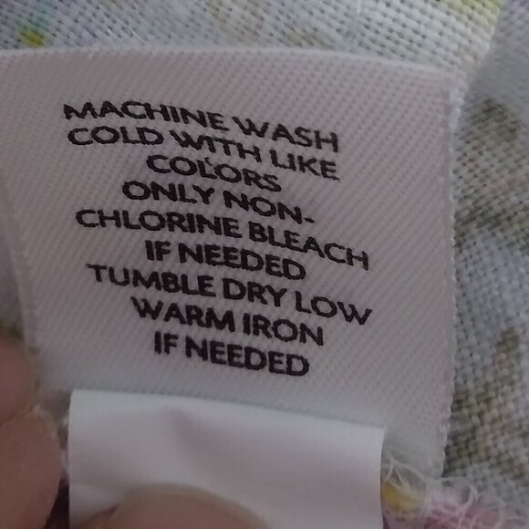 J. JILL |  Love Linen Spring Country Floral Shirt Blouse | Size XL - Picture 9 of 9